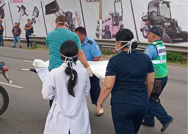 Muere mujer atropellada por camioneta conducida a exceso de velocidad en carretera a Masaya
