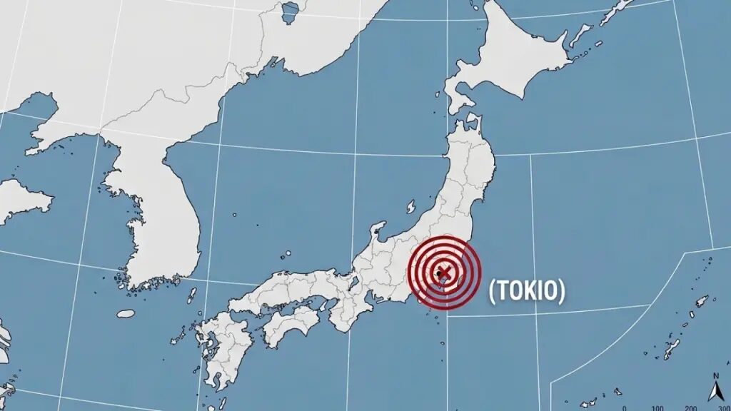 Terremoto de magnitud 5.9 sacude Japón y deja al menos 37 heridos