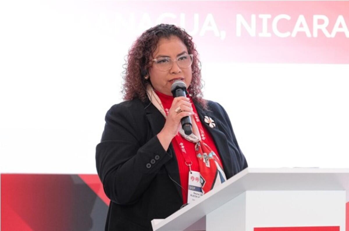 La alcaldesa de Managua Reyna Rueda
