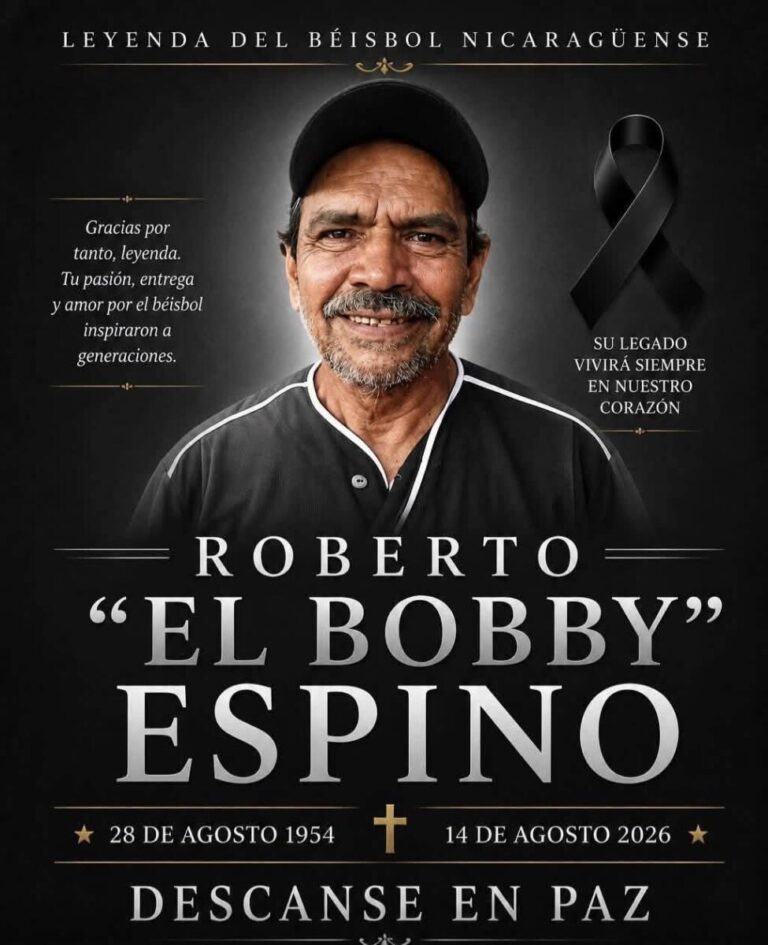 Fallece Roberto “El Bobby” Espino, leyenda del beisbol nacional