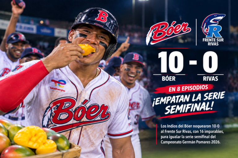 ¡La Tribu se comió el mango! Bóer noquea a Rivas y pone la semifinal 1-1