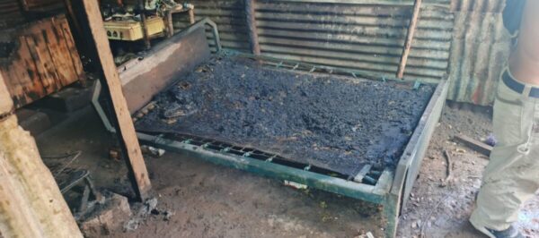 Incendio arrasa vivienda en empalme de San Benito y deja pérdidas de C$15 mil