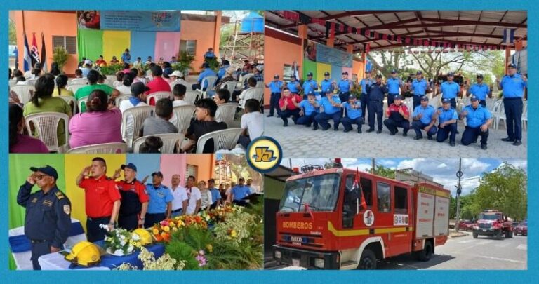 Larreynaga inaugura la estación de bomberos 241 en Nicaragua