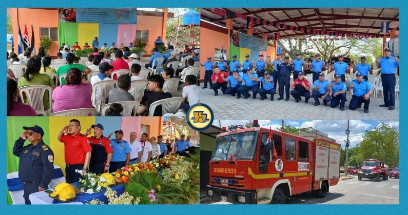 Larreynaga inaugura la estación de bomberos número 241 en Nicaragua