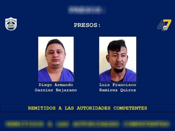 Policía Nacional incauta más de 3 kilos de cocaína y captura a dos sujetos en Estelí