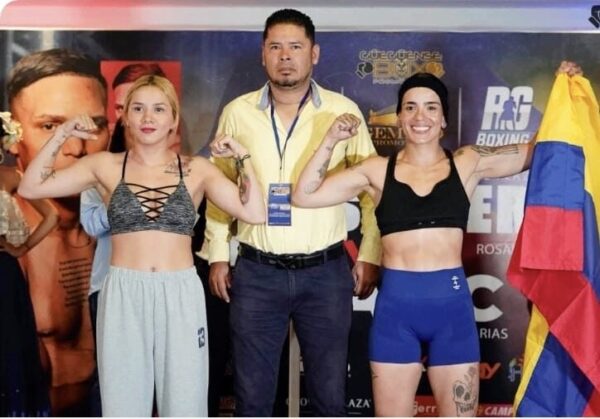 Todo listo: protagonistas de «Puños Patrios» superan la báscula