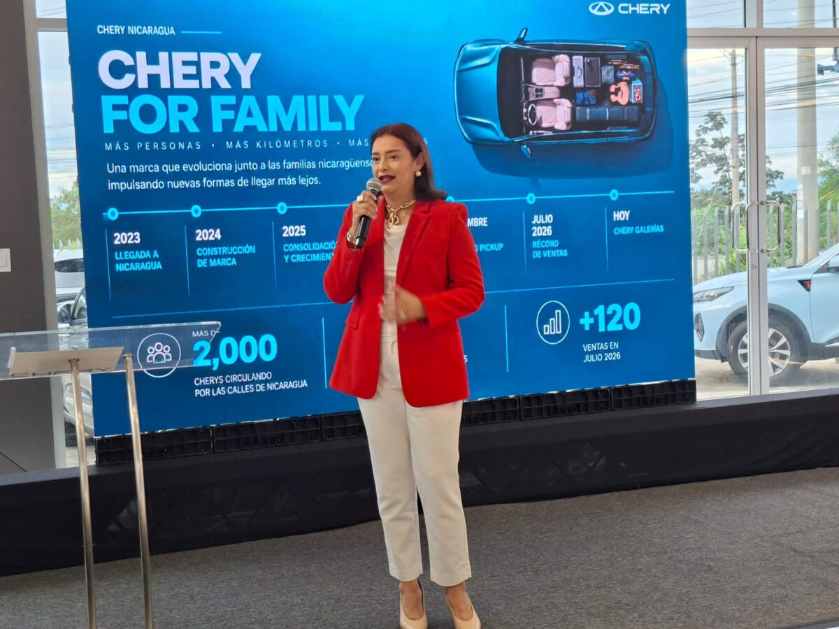 Chery amplía presencia en Nicaragua con nueva sala de ventas en Galerías Santo Domingo