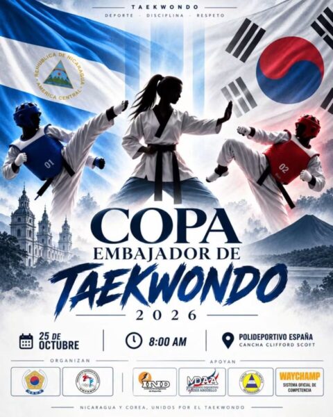 ¡Todo listo para la copa Embajador Nicaragua 2026!