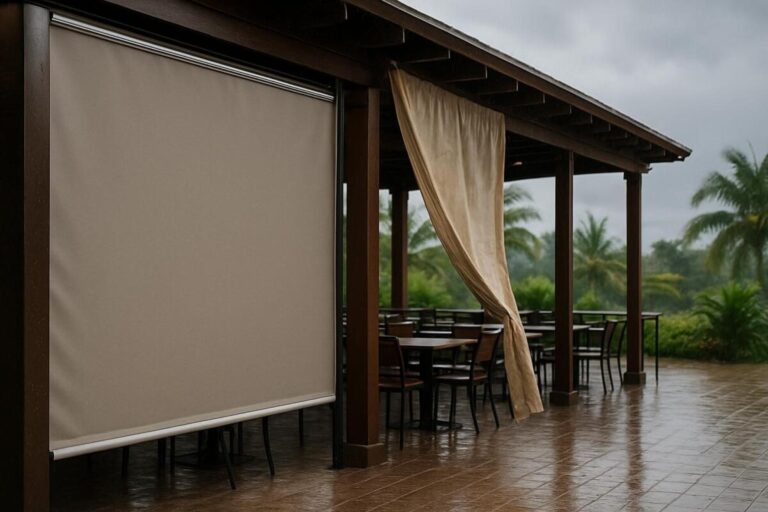 Cortinas exteriores: cómo elegir las que de verdad resisten el sol y las lluvias de Nicaragua