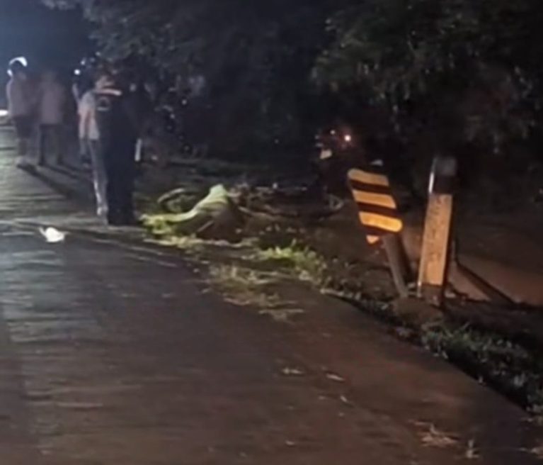 Motociclista pierde la vida al accidentarse ebrio en la Isla de Ometepe, Rivas