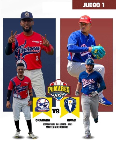 Francisco Robleto y Bryan Torres serán los abridores para el primer juego Rivas vs Granada