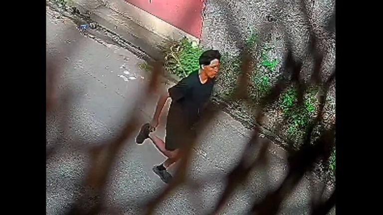 Captan en cámaras a delincuente que robó un bolso con sus pertenencias a una mujer en Diriamba, Carazo