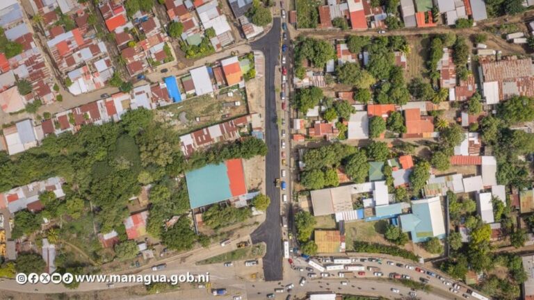 Alcaldía de Managua reabre intersección del Barrio La Curva y Villa Dignidad