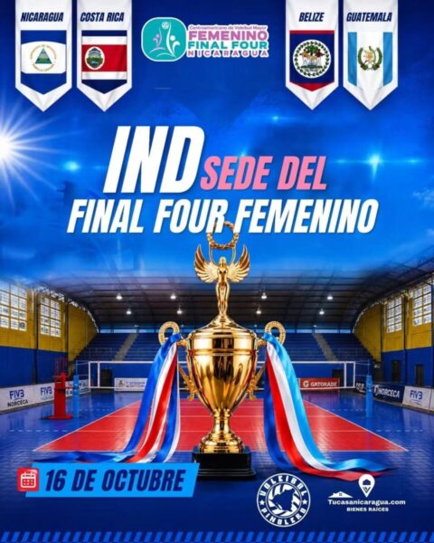 Nicaragua será sede del Final Four Femenino de Voleibol