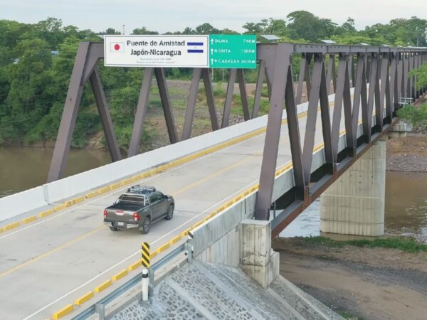 Gobierno Sandinista inaugurará puente Japón-Nicaragua para conectar el Caribe Norte