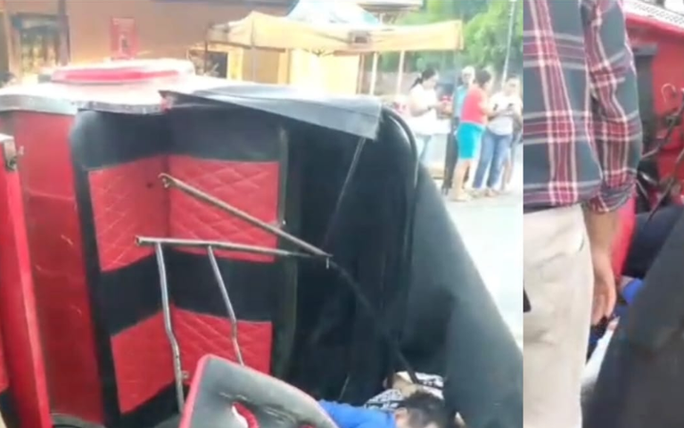 Madre e hijo perecen en colisión de mototaxi con camioneta en carretera Vieja a León