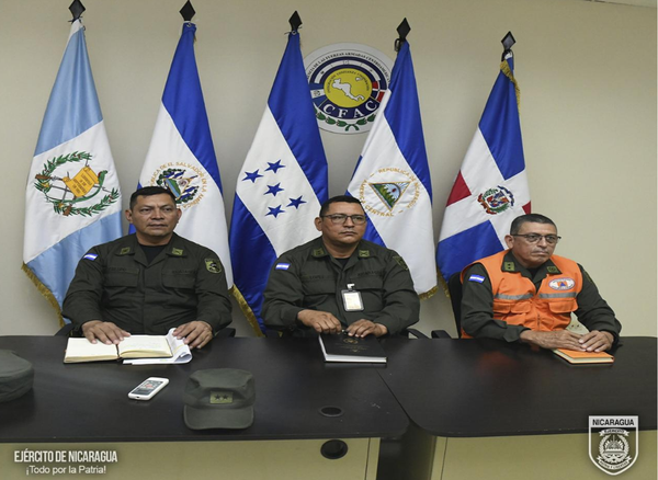 Ejército de Nicaragua participa en reunión de coordinación para Ejercicio Internacional de Supresión de Incendios Forestales
