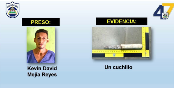 Remiten a audiciencia inicial a sujeto acusado de matar a cuchilladas a su pareja en Tisma, Masaya