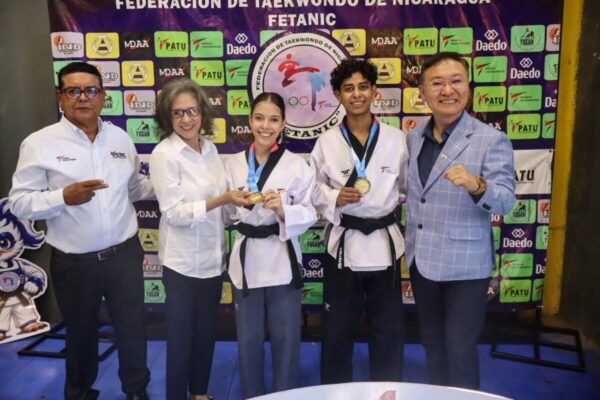 Taekwondo nicaragüense se luce en la Copa Embajador de Corea 2026