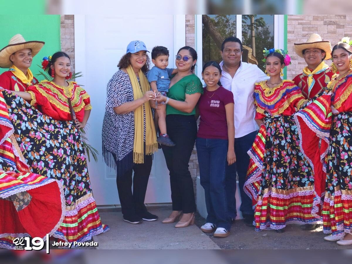 100 familias de Managua reciben viviendas en Las Madres y Nicaragua