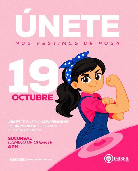INISER celebra 47 años con premios y se une a la lucha contra el cáncer de mama