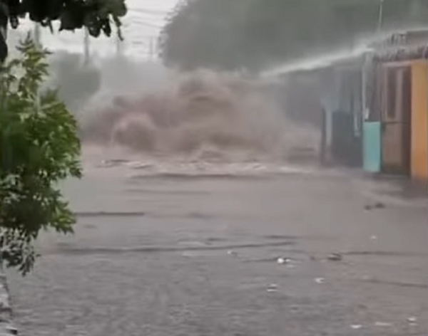 Aguacero sabatino anegó calles de Managua y dejó en ascuas al Frente Sur Rivas y a Los Tiburones de Granada