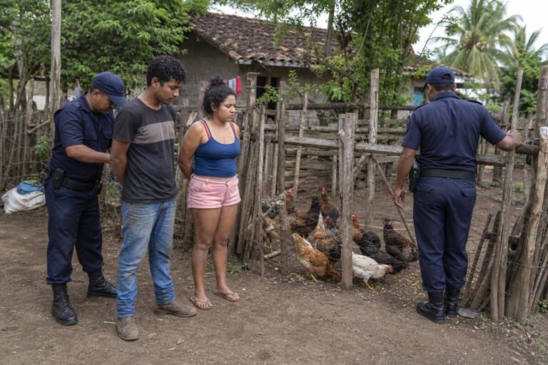 Capturan en Diriomo a pareja por robo de 12 gallinas criollas