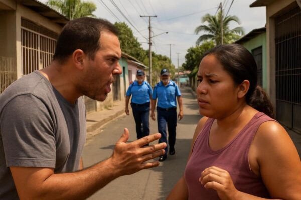 Acusan a sujeto por agredir a una mujer en el Reparto Carlos Núñez de Jinotepe