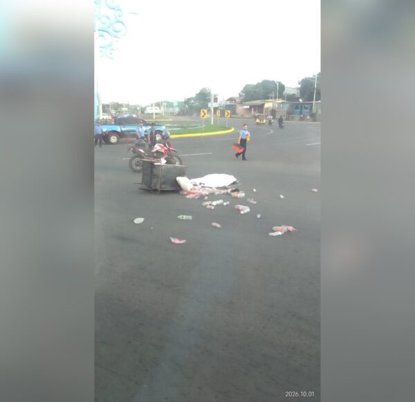 Recolector de botellas muere arrollado por motociclista en Ciudad Sandino