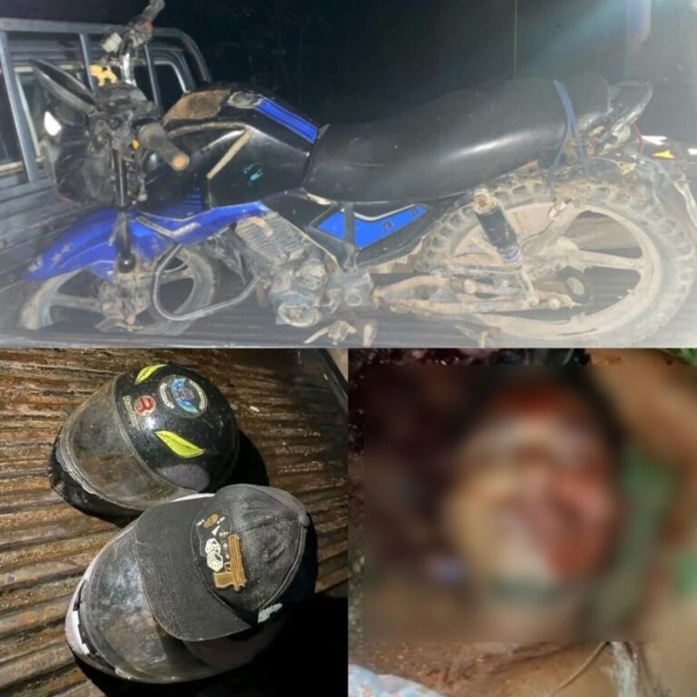A pesar de andar dos cascos, motociclista murió al derrapar ebrio en Rosita