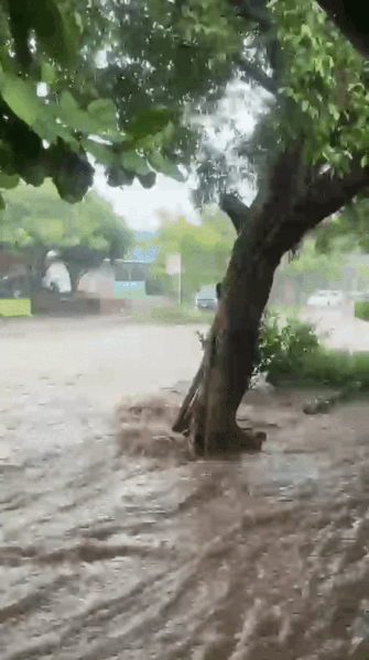Fuerte lluvia en Managua suspende momentáneamente el partido entre Granada y Rivas  